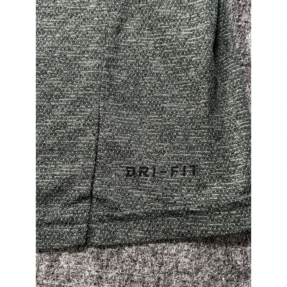NIKE Dri-Fit Shirt Men Large Short Sleeve‎ Green Heather